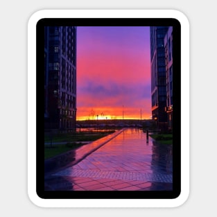 Sunset Sticker